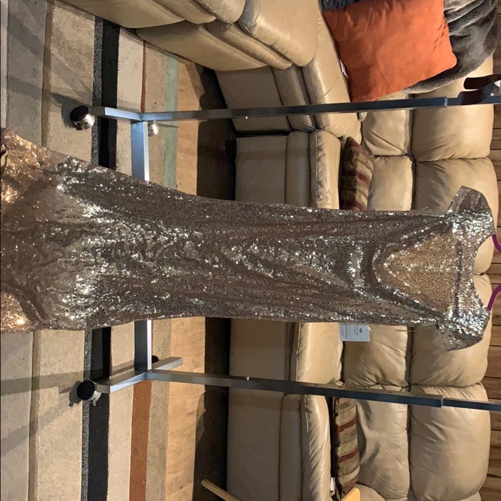 Gold Sequin Gown
